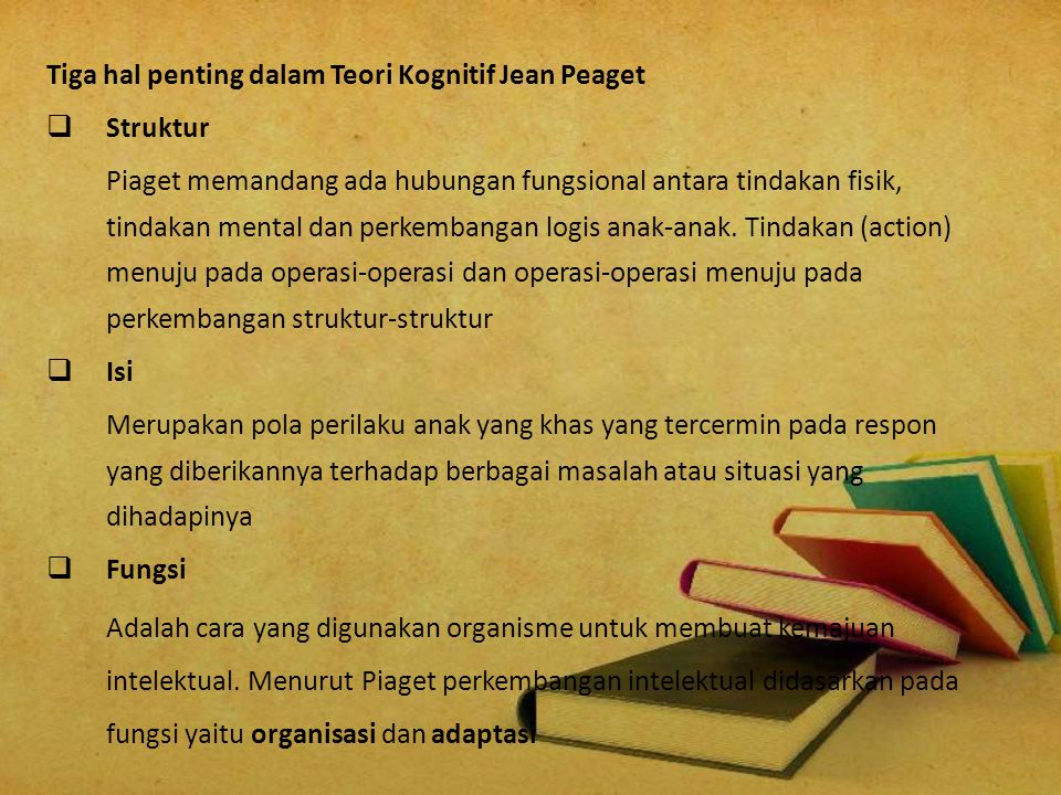 Teori Kognitif Jean Peaget dan Z ppt download